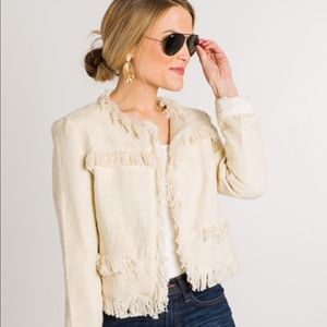 Metallic Tweed Blazer